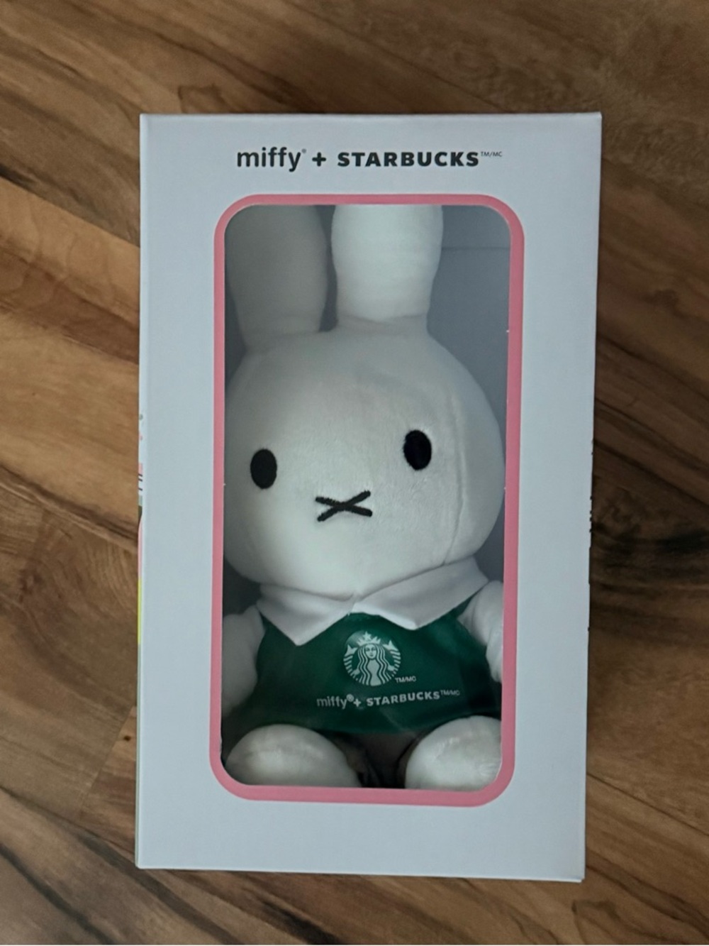 Miffy x Starbucks Plush White with Green Apron